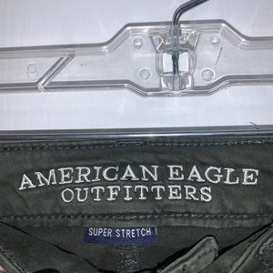 Women’s American Eagle green suede jegging